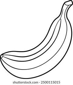 Banana vector silhouette illustration 2