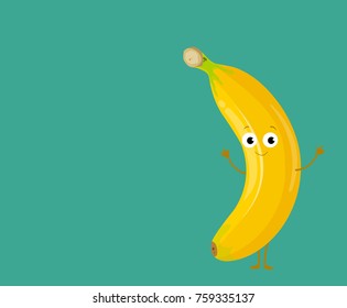 banana vector simple illustration