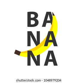 Banana Vector Template Design