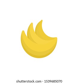 Banana vector white background. Eps10