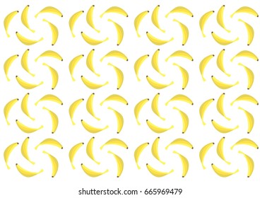 Banana Wallpaper Stock Vector (Royalty Free) 665969479 | Shutterstock