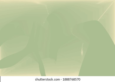 Banana yellow with army green color abstract design and shading
with geometric shapes depicting on it