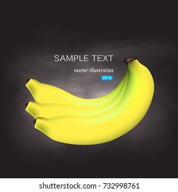 Banana Yellow - Vector illustration