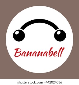 bananabell Icon body piercing jewelry for your website design , leaflets , advertising and signage