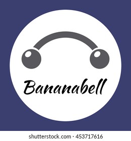 bananabell Icon body piercing jewelry for your website design , leaflets , advertising and signage