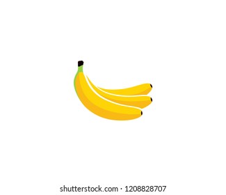 Bananan fruits vector template 