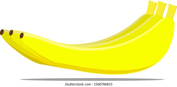 Bananan vector ilustration can be used for business