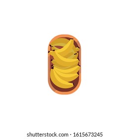 bananas design, Fruit healthy organic food sweet and nature theme Vector illustration