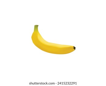 Bananas in flat style. Banana icons. Vector illustration isolated on white background. Tropical fruits, banana snack or vegetarian nutrition.  Healthy food concept.
