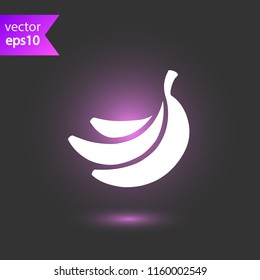 Bananas icon. EPS 10 flat symbol sign
