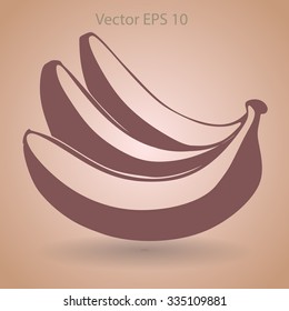 Bananas icon. Vector