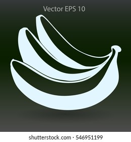 Bananas icon. Vector