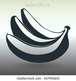 Bananas icon. Vector