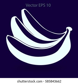 Bananas icon. Vector