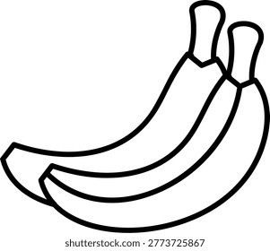 Bananas Icon Vector Element line icon design vector icons