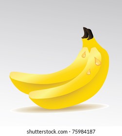 Bananas Isolated Stock Vector Royalty Free Shutterstock