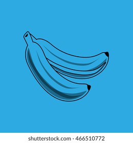 Bananas, Nutritive food design, vector illustration eps10 graphic 