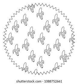 bananas pattern design