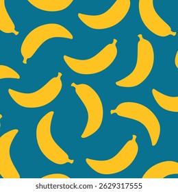Bananas pattern fresh fruit drawing icon vector illustration. Use for card, menu cover, web pages, page fill, packaging, farmers market, fabric.