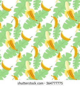 bananas pattern transparent background