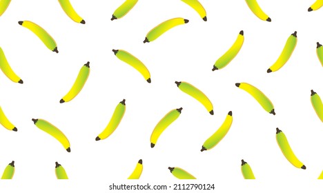 Patrón de plátanos sin soldadura. Ilustración del vector