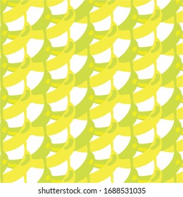 bananas symbol pattern yellow and green gamma vector