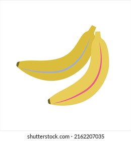bananas vector illustration flat style.
