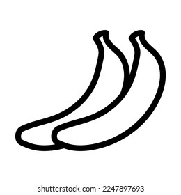 Bananas-Vektorliniendesign