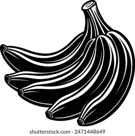 bananas fondo blanco eps 10