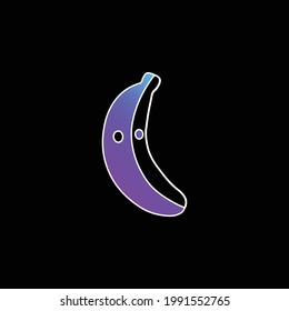 Bananity Social Logo blue gradient vector icon