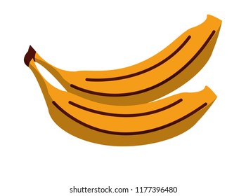 Banans fruits cartoons