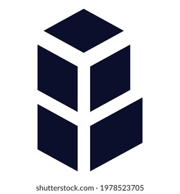 Bancor BNT token symbol cryptocurrency logo, coin icon isolated on white background. Vector illustration.