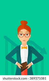 Bancrupt business woman.