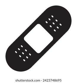  Icono de Band Aid Flat. ilustración vectorial.