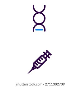 Ícone Band Aid. Uma ilustração vetorial linear de auxílio de banda isolada sobre fundo branco.