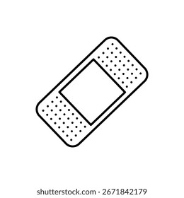 Band aid icon simple vector linear illustration for web and app..eps