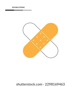 Band Aid Icon Vector Design.