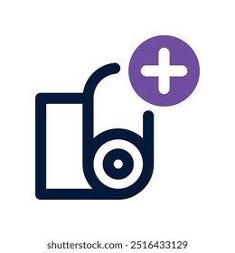 Vector Icono de doble tono para su Sitio web, móvil, presentación y diseño de logotipo.