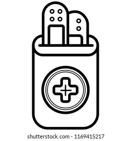 Band aid icon vector illustration