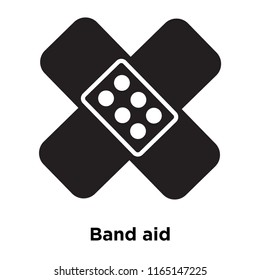 Band aid icon vector isolated on white background, Band aid transparent sign , medical health symbols