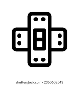 band aid line icon. vector icon for your website, mobile, presentation, and logo design.