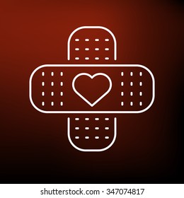 397 Heart bandaid Images, Stock Photos & Vectors | Shutterstock