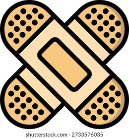 Band Aid Vector Icon Design Illustration