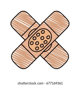 Band aid vector illustration
