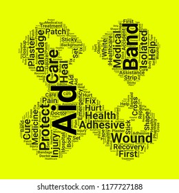 band aid word cloud