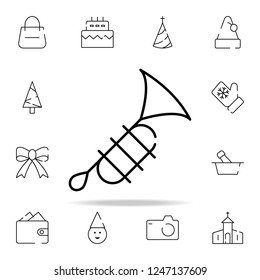 band, brass icon. christmas icons universal set for web and mobile