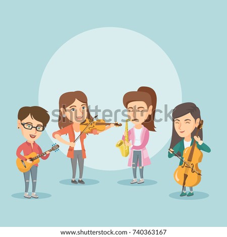 Similar – Image, Stock Photo cello Playing Music