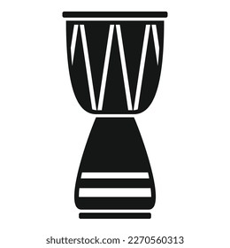 Band drum icon simple vector. Snare roll. Toy jazz