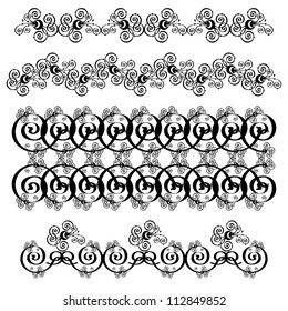 The band, founded weave calligraphic elements.