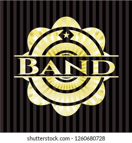 Band gold badge